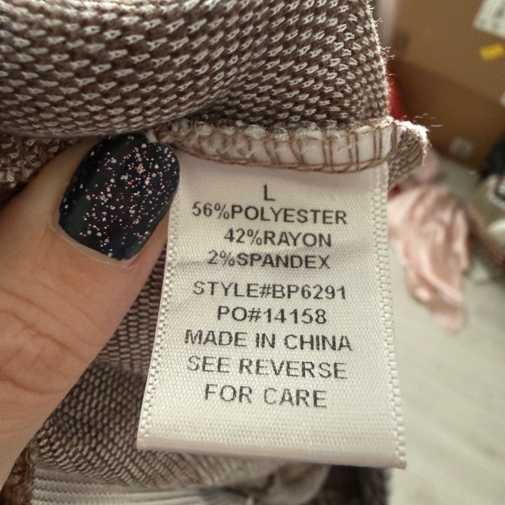 Baevely Brown Gingham Pants - Picture 4 of 4